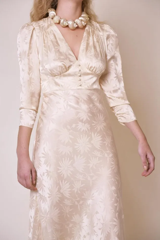 Women Bridal RIXO Lilli Daisy Jacquard Ivory Women Bridal RIXO Lilli Daisy Jacquard Ivory