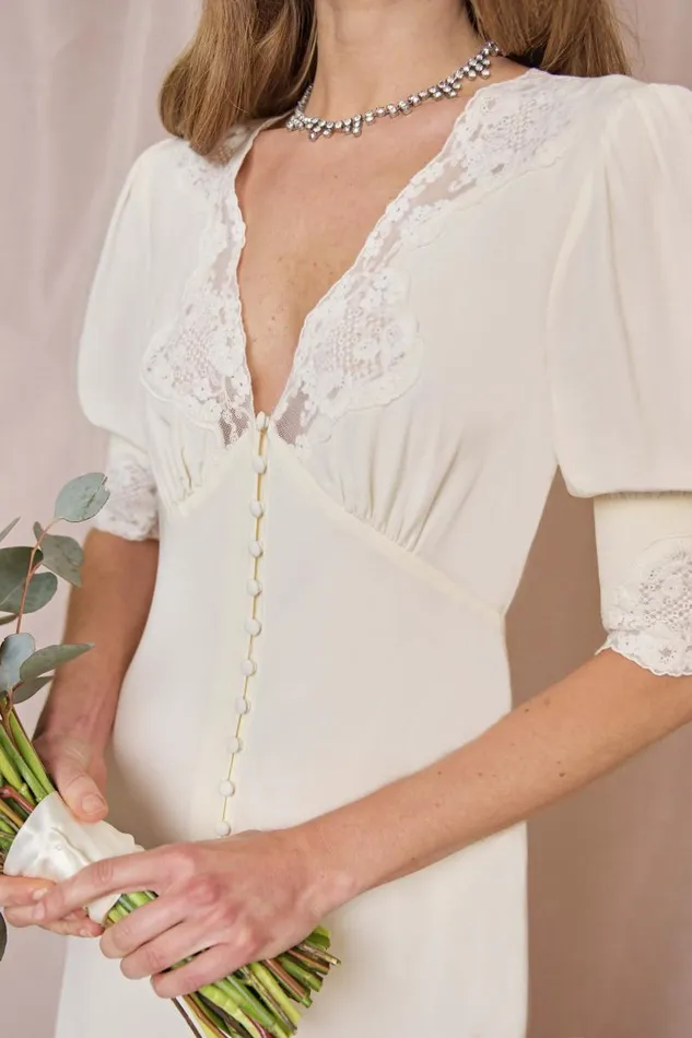 Women Bridal RIXO Simone Ivory
