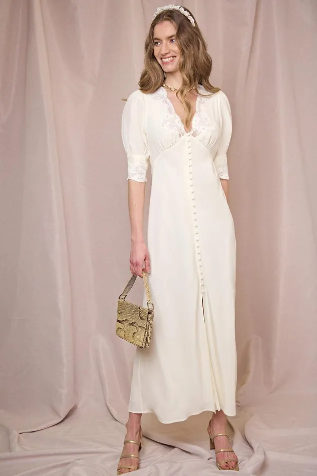 Women Bridal RIXO Simone Ivory Women Bridal RIXO Simone Ivory