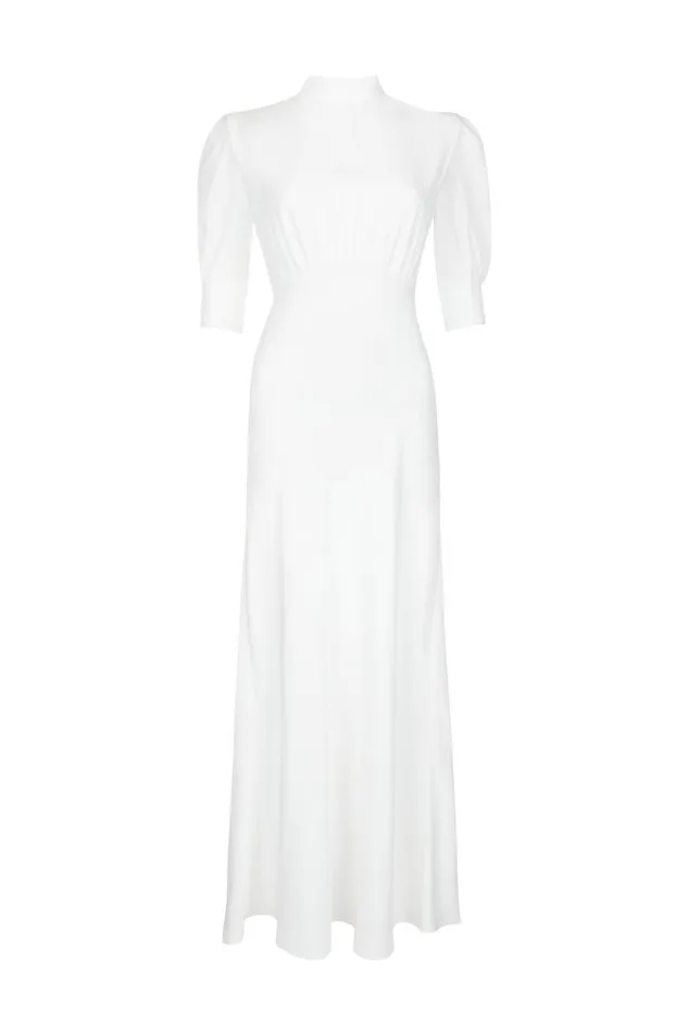 Women Bridal RIXO Ulla Satin Back Silk Crepe Women Bridal RIXO Ulla Satin Back Silk Crepe