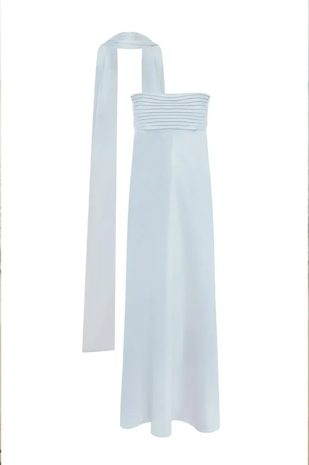 Women Bridesmaids Dresses Runaway The Label ELSA MAXI DRESS Ice Blue
