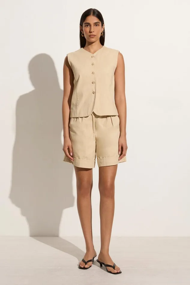 Women Campania Short Bleached Sand Faithfull The Brand Skirts and Shorts
