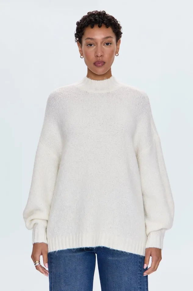 Women Carlen Sweater 8211 Ecru Pistola Denim Sweaters and Knits
