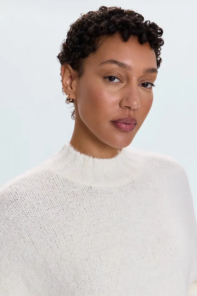 Women Carlen Sweater 8211 Ecru Pistola Denim Sweaters and Knits
