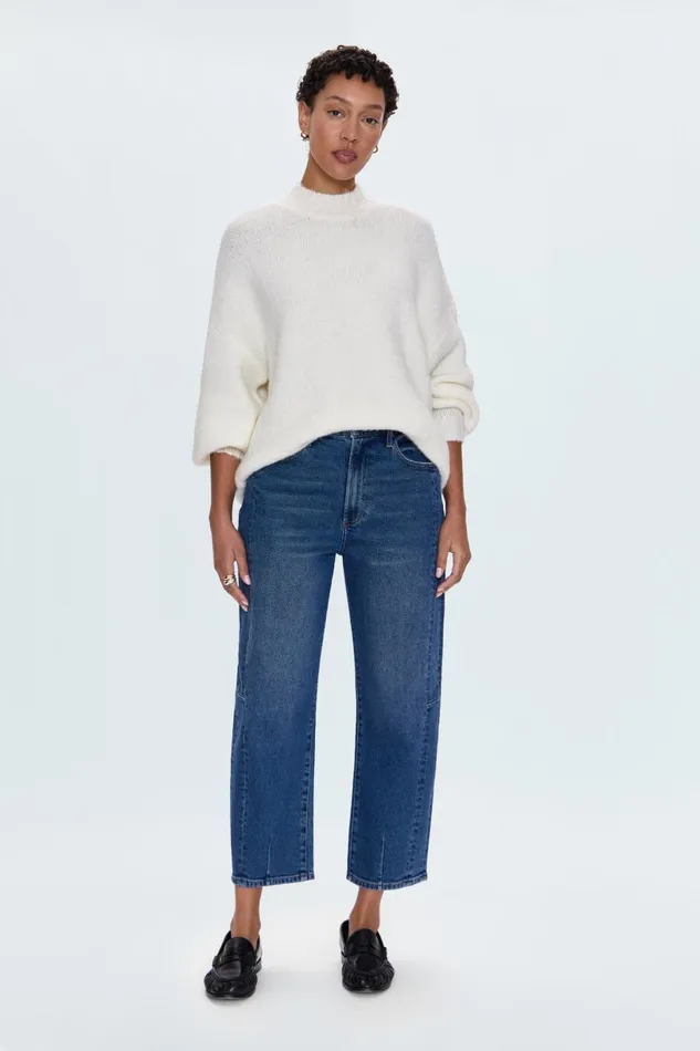 Women Carlen Sweater 8211 Ecru Pistola Denim Sweaters and Knits