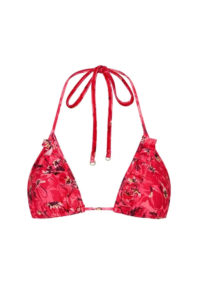 Women Carmen Bikini Top El Limon Floral Pink 8211 Final Sale Faithfull The Brand Swim Women Carmen Bikini Top El Limon Floral Pink 8211 Final Sale Faithfull The Brand Swim