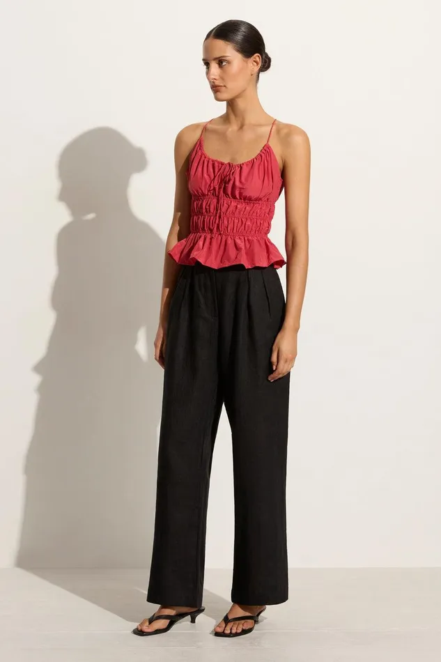Women Casale Top Crimson 8211 Final Sale Faithfull The Brand Tops Women Casale Top Crimson 8211 Final Sale Faithfull The Brand Tops