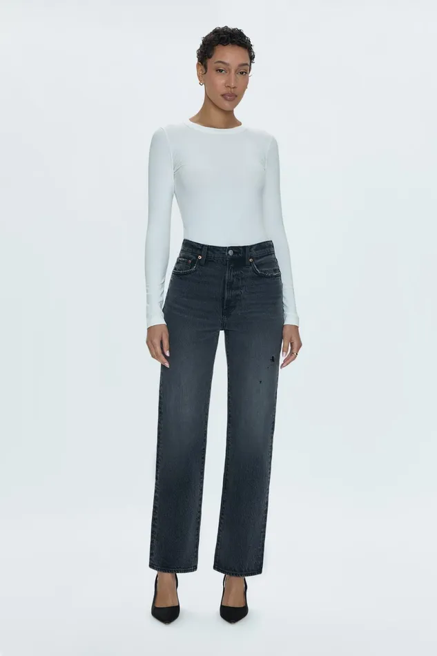 Women Cassie Super High Rise Straight Jean 8211 After Hours Vintage Pistola Denim Denim
