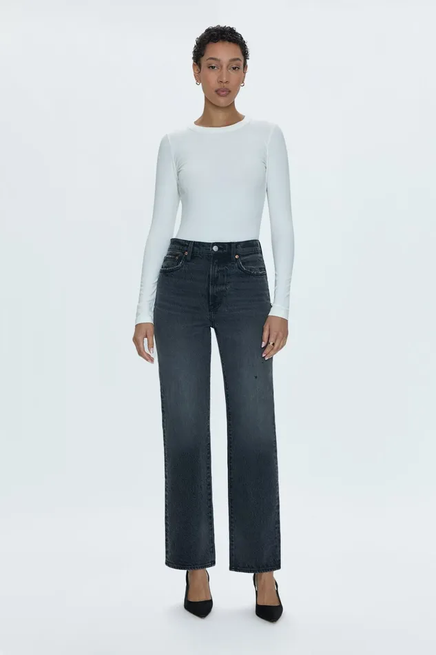 Women Cassie Super High Rise Straight Jean 8211 After Hours Vintage Pistola Denim Denim