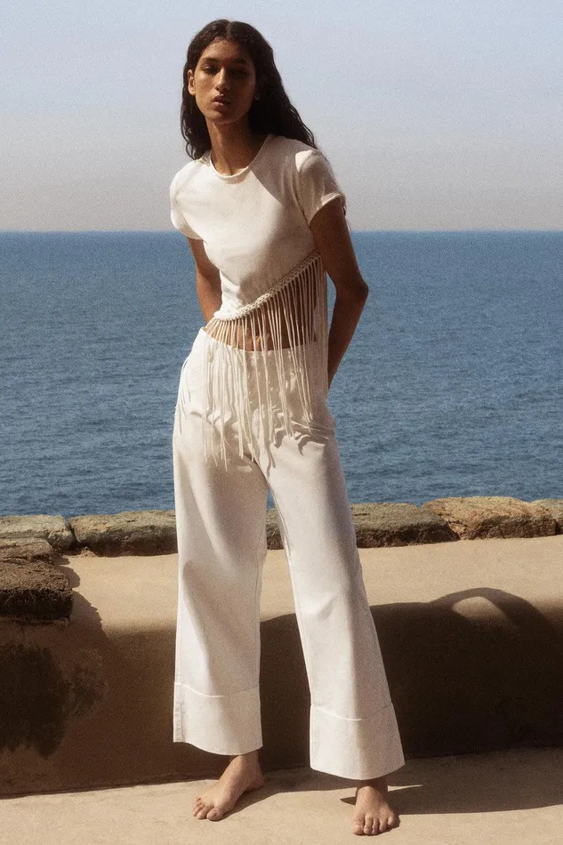Women Cassis Pant White Faithfull The Brand Pants Women Cassis Pant White Faithfull The Brand Pants