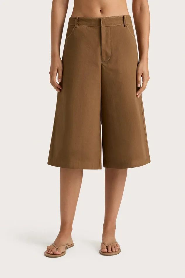 Women Cassis Short Umber Faithfull The Brand Skirts and Shorts Women Cassis Short Umber Faithfull The Brand Skirts and Shorts