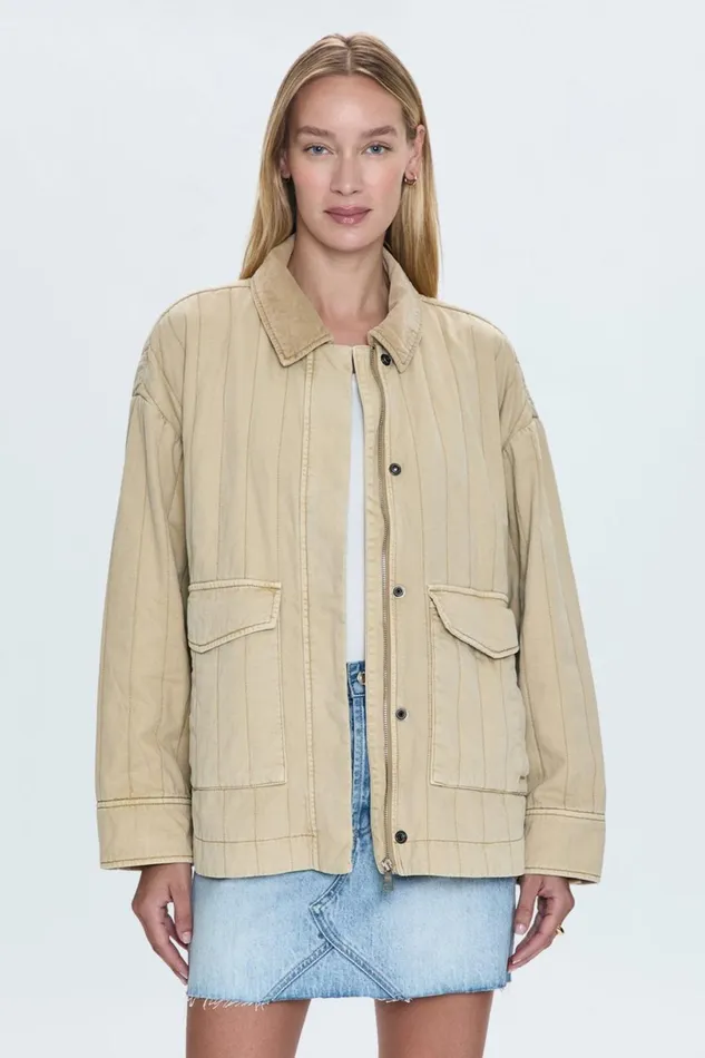 Women Cecile Quilted Jacket 8211 Canoe Pistola Denim Jackets and Outerwear