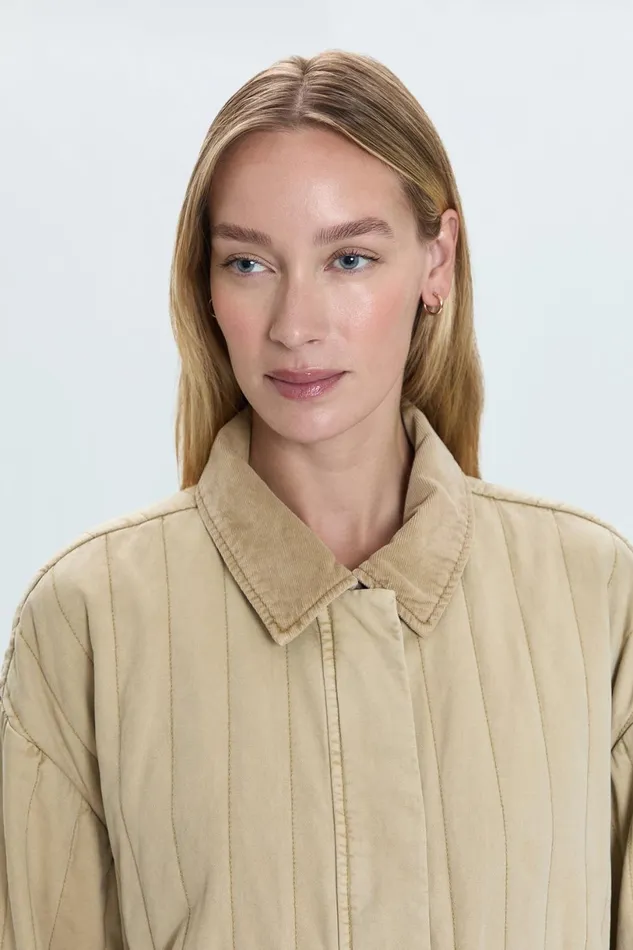 Women Cecile Quilted Jacket 8211 Canoe Pistola Denim Jackets and Outerwear