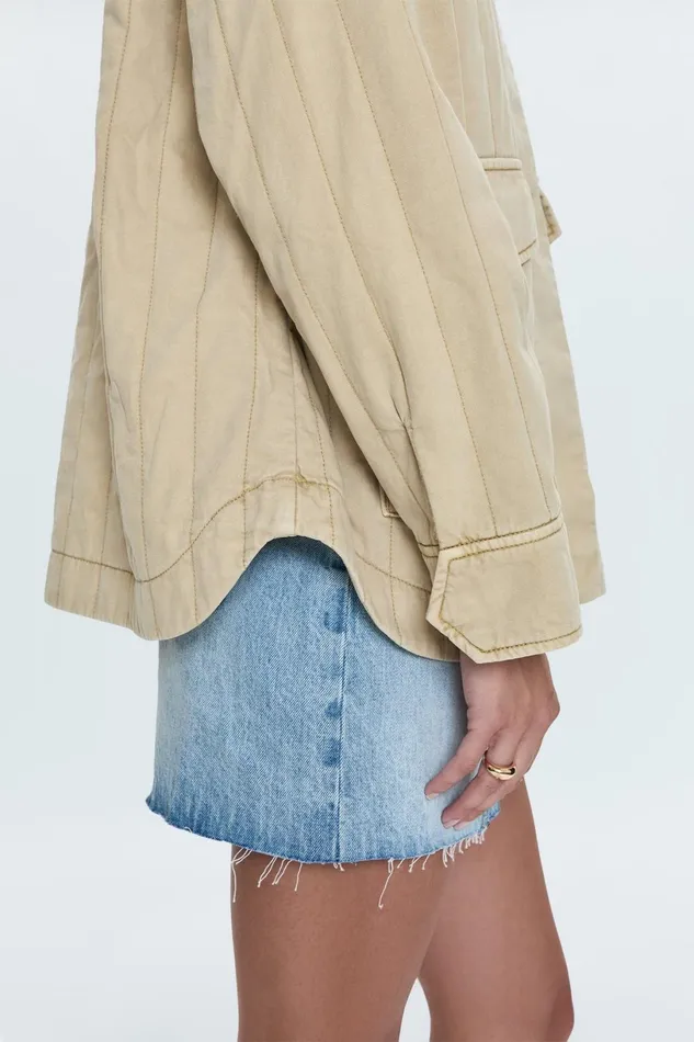 Women Cecile Quilted Jacket 8211 Canoe Pistola Denim Jackets and Outerwear