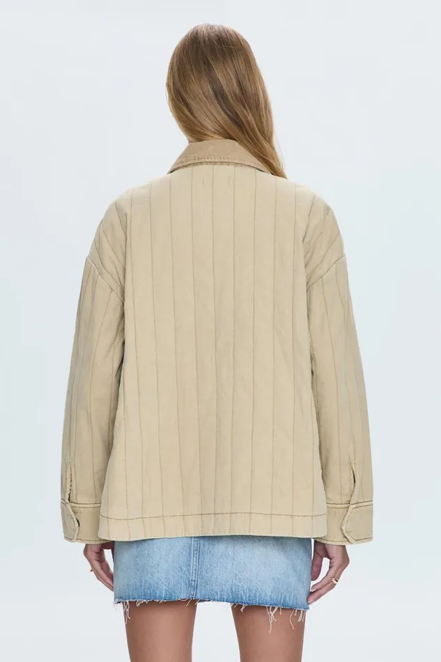 Women Cecile Quilted Jacket 8211 Canoe Pistola Denim Jackets and Outerwear