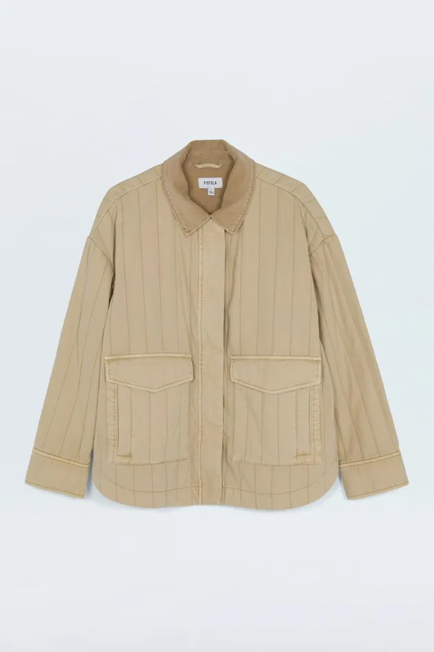 Women Cecile Quilted Jacket 8211 Canoe Pistola Denim Jackets and Outerwear