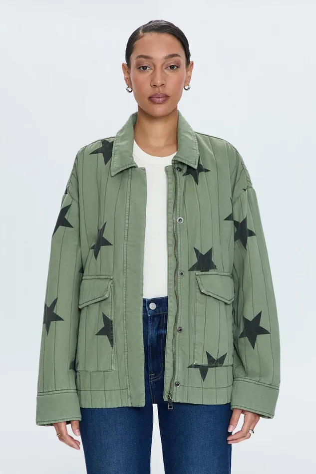 Women Cecile Quilted Jacket 8211 Royal Honor Pistola Denim Jackets and Outerwear Women Cecile Quilted Jacket 8211 Royal Honor Pistola Denim Jackets and Outerwear