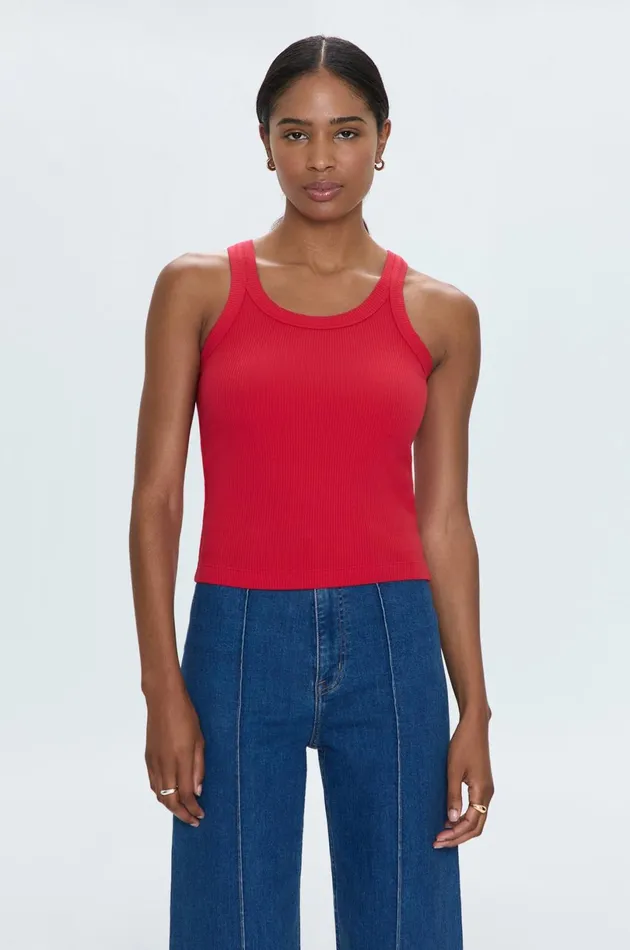 Women Christy Tank 8211 Ruby Pistola Denim Tees and Tanks