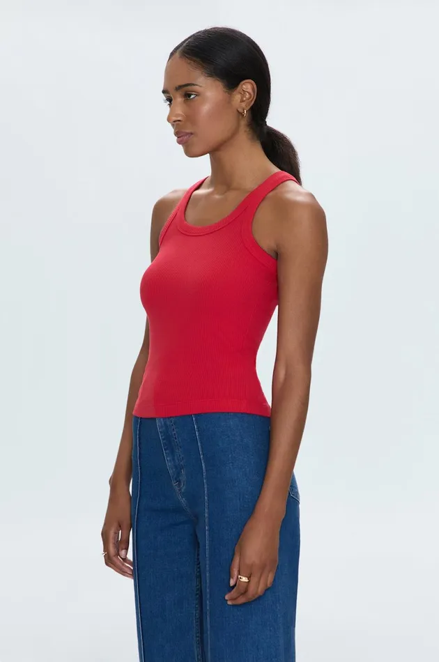 Women Christy Tank 8211 Ruby Pistola Denim Tees and Tanks