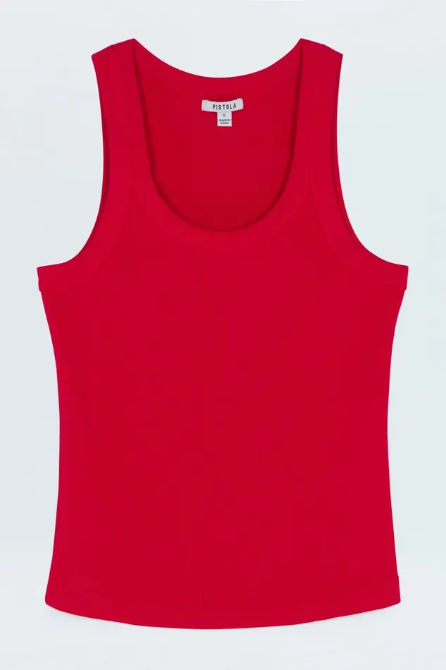 Women Christy Tank 8211 Ruby Pistola Denim Tees and Tanks
