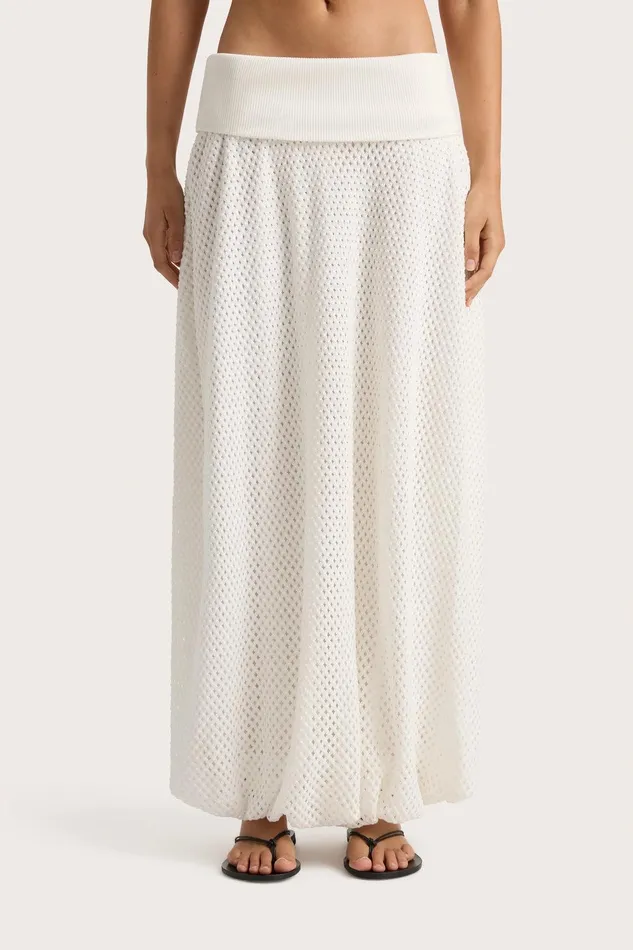 Women Ciele Maxi Skirt Azalea White Faithfull The Brand Skirts and Shorts Women Ciele Maxi Skirt Azalea White Faithfull The Brand Skirts and Shorts