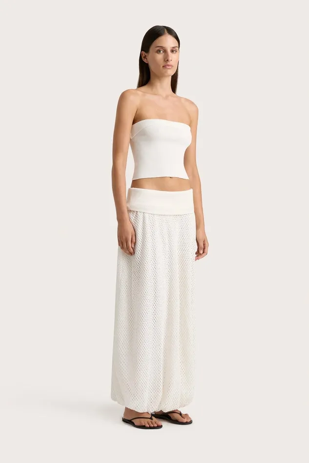 Women Ciele Maxi Skirt Azalea White Faithfull The Brand Skirts and Shorts Women Ciele Maxi Skirt Azalea White Faithfull The Brand Skirts and Shorts