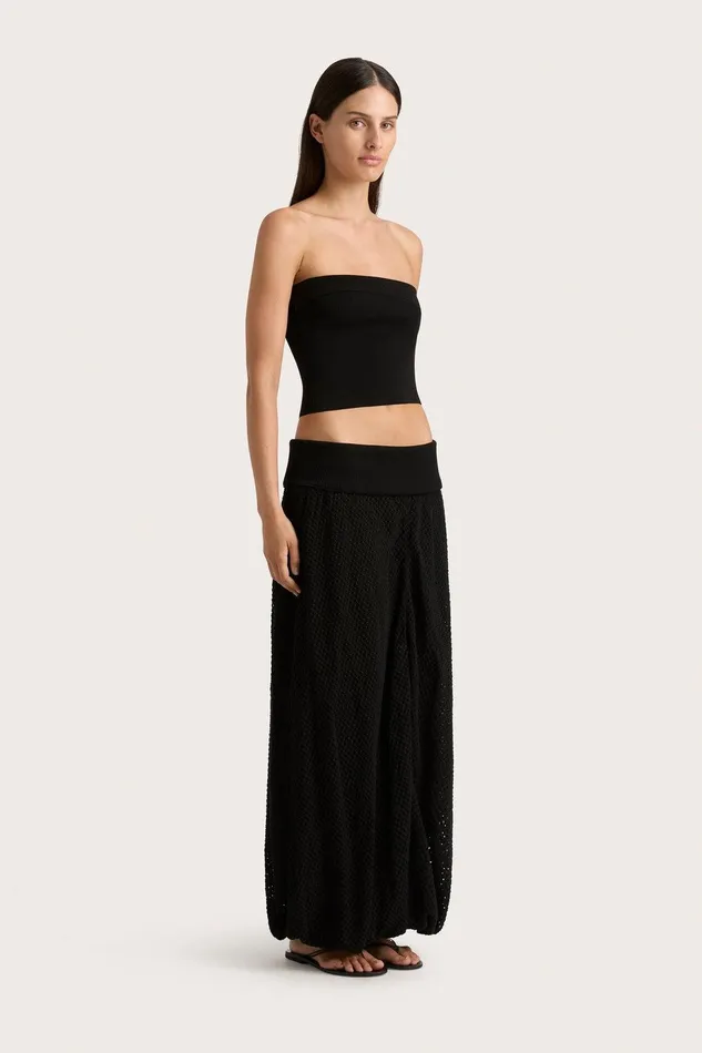 Women Ciele Maxi Skirt Black Faithfull The Brand Skirts and Shorts