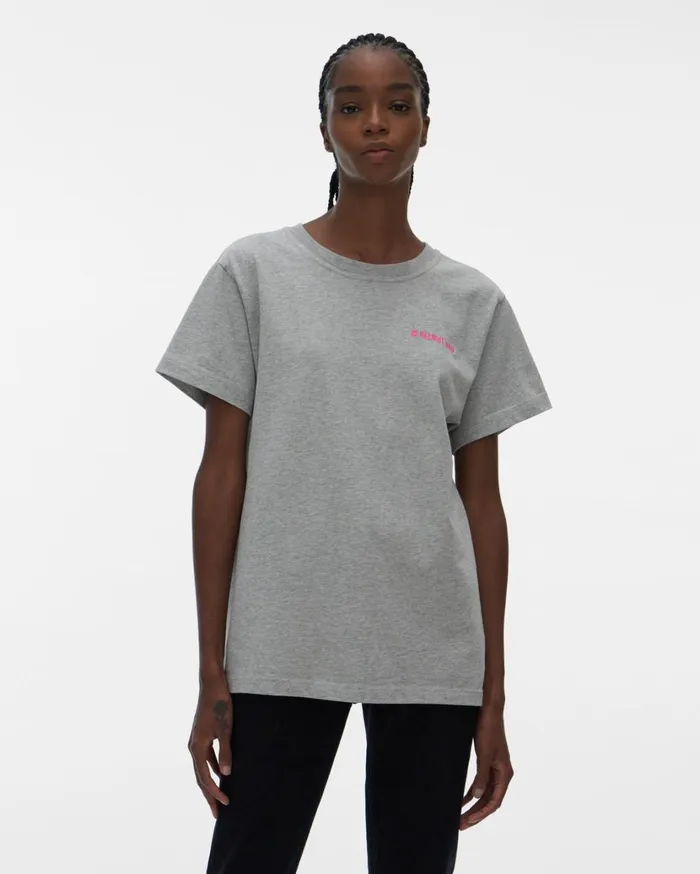 Women Classic Logo Tee Vapor Heather Helmut Lang TShirts and Sweatshirts