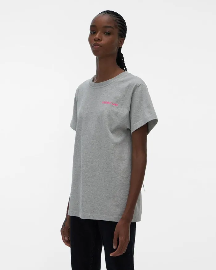 Women Classic Logo Tee Vapor Heather Helmut Lang TShirts and Sweatshirts