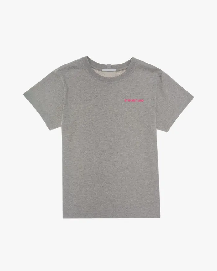 Women Classic Logo Tee Vapor Heather Helmut Lang TShirts and Sweatshirts