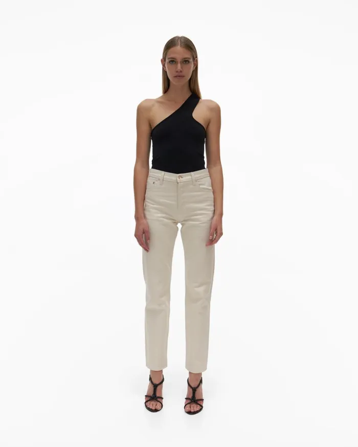 Women Classic Straight Jean Ecru Helmut Lang Pants