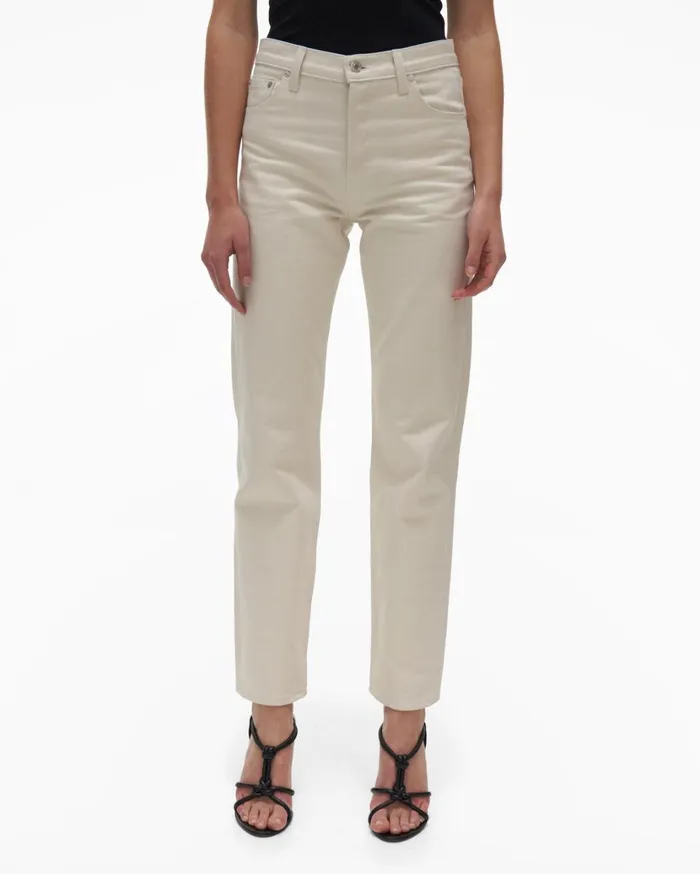 Women Classic Straight Jean Ecru Helmut Lang Pants