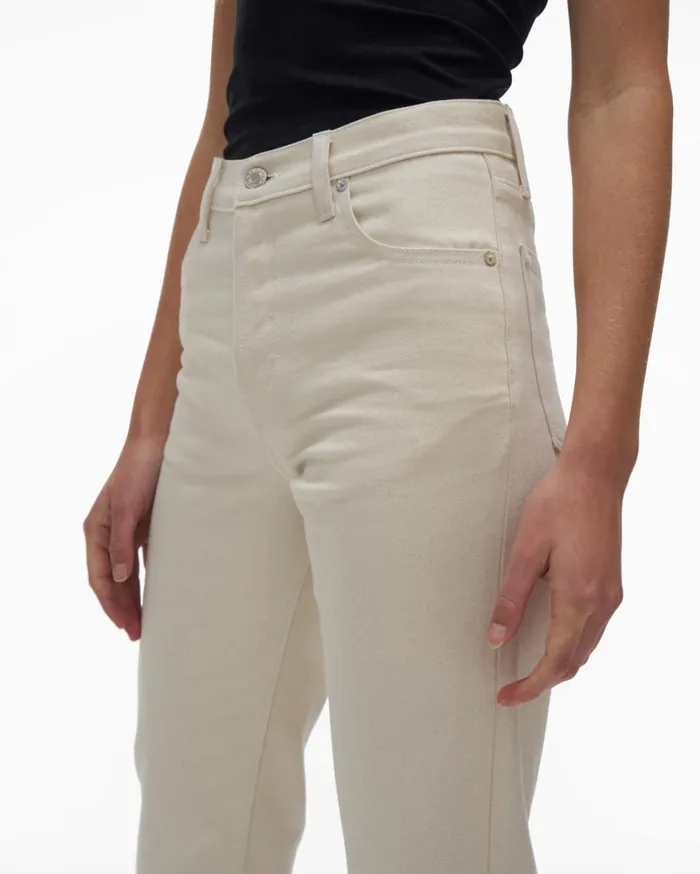 Women Classic Straight Jean Ecru Helmut Lang Pants