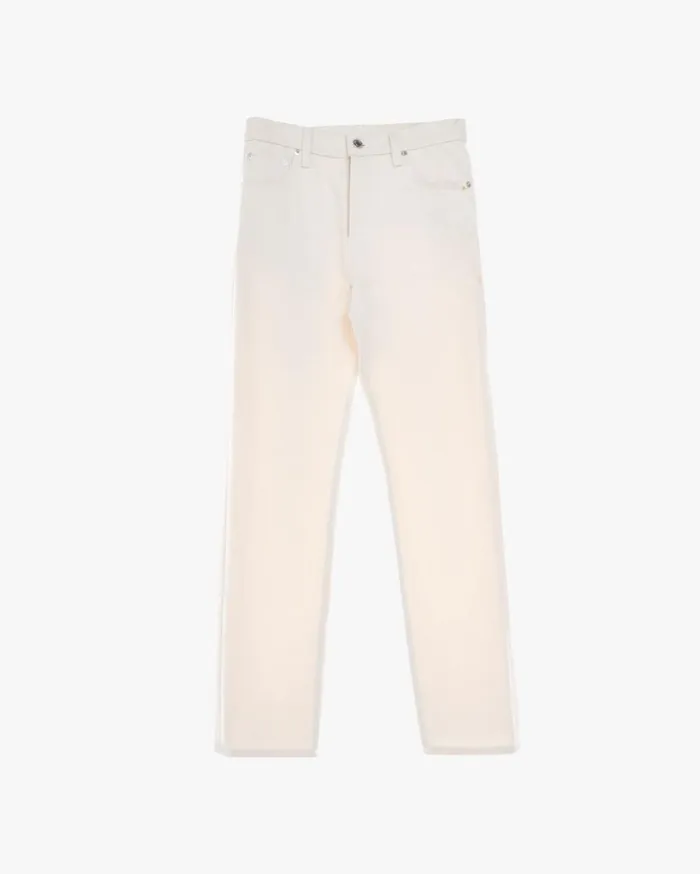 Women Classic Straight Jean Ecru Helmut Lang Pants