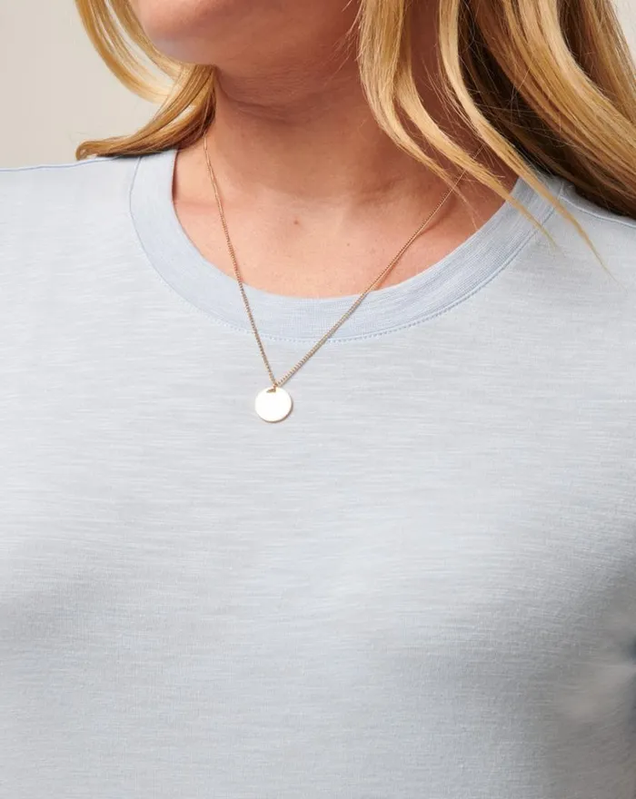 Women CLOUD JERSEY TEE Kentucky Blue TravisMathew Tees