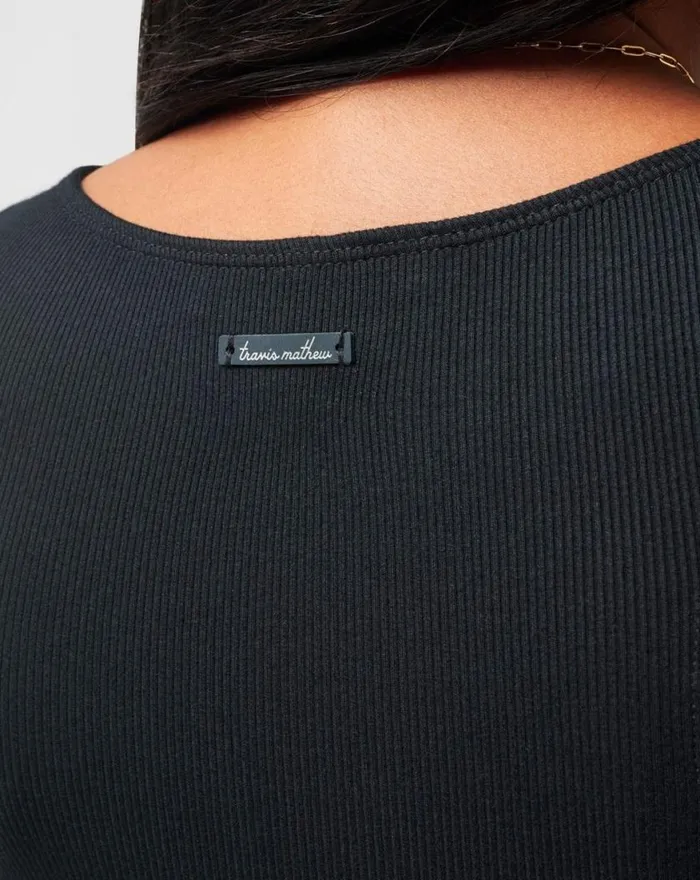 Women CLOUD RIB HADLEY WOOD DRESS Black TravisMathew Dresses