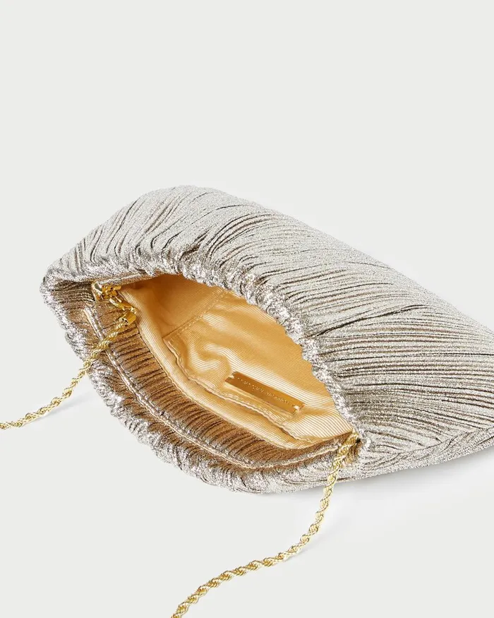Women Clutches Loeffler Randall Brit Champagne Flat Pleated Clutch L Clutches L Handbags Women Clutches Loeffler Randall Brit Champagne Flat Pleated Clutch L Clutches L Handbags