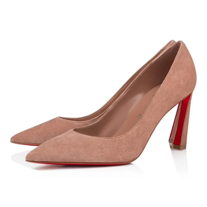 Women Condora 85 Mm Pumps 8211 Veau Velours 8211 Tornado Pink Christian Louboutin Pumps Women Condora 85 Mm Pumps 8211 Veau Velours 8211 Tornado Pink Christian Louboutin Pumps