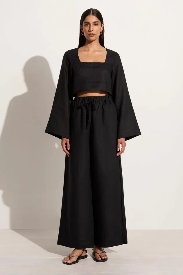 Women Conigli Pant Black Faithfull The Brand Pants