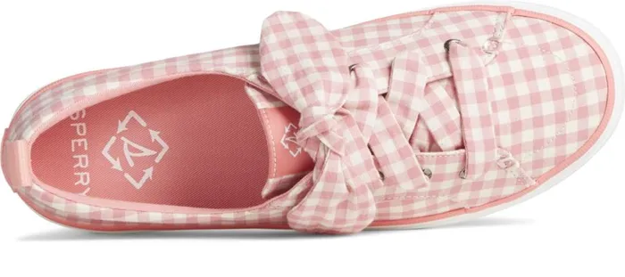 Women Crest Vibe Gingham Sneaker Pink Sperry Sneakers Women Crest Vibe Gingham Sneaker Pink Sperry Sneakers