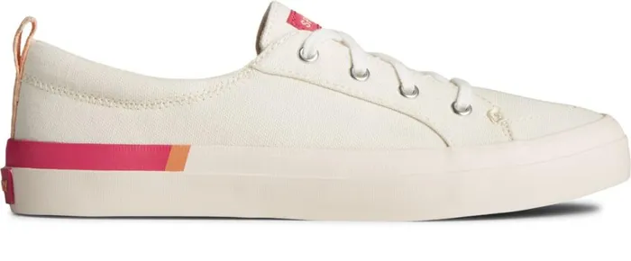 Women Crest Vibe Stripe Sneaker Pink Sperry Sneakers