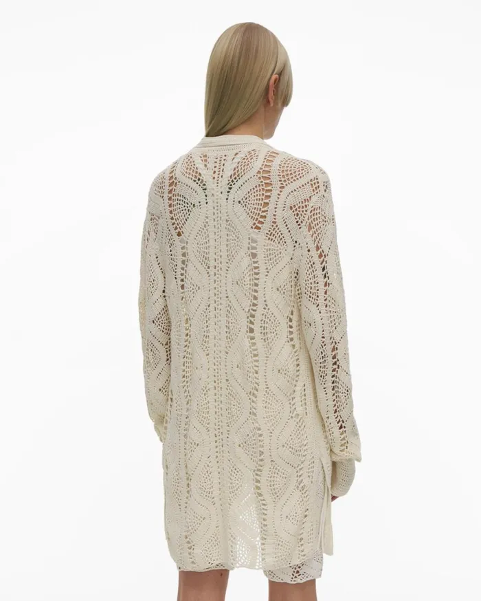 Women Crochet Shirt Plaster Helmut Lang Tops