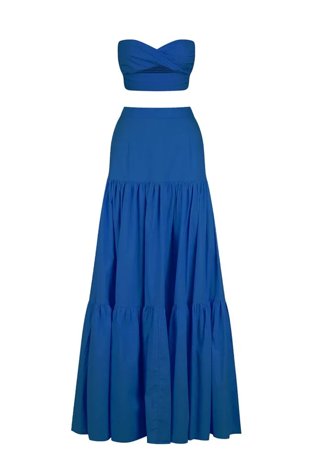 Women Crops Runaway The Label Ayla Top Sapphire