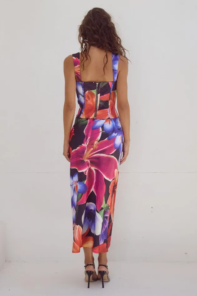 Women Crops Runaway The Label OURA BUSTIER Maeve Print