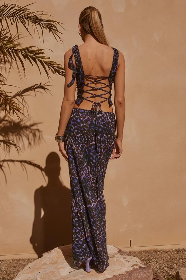 Women Crops Runaway The Label OXANA TOP Iris Oxana