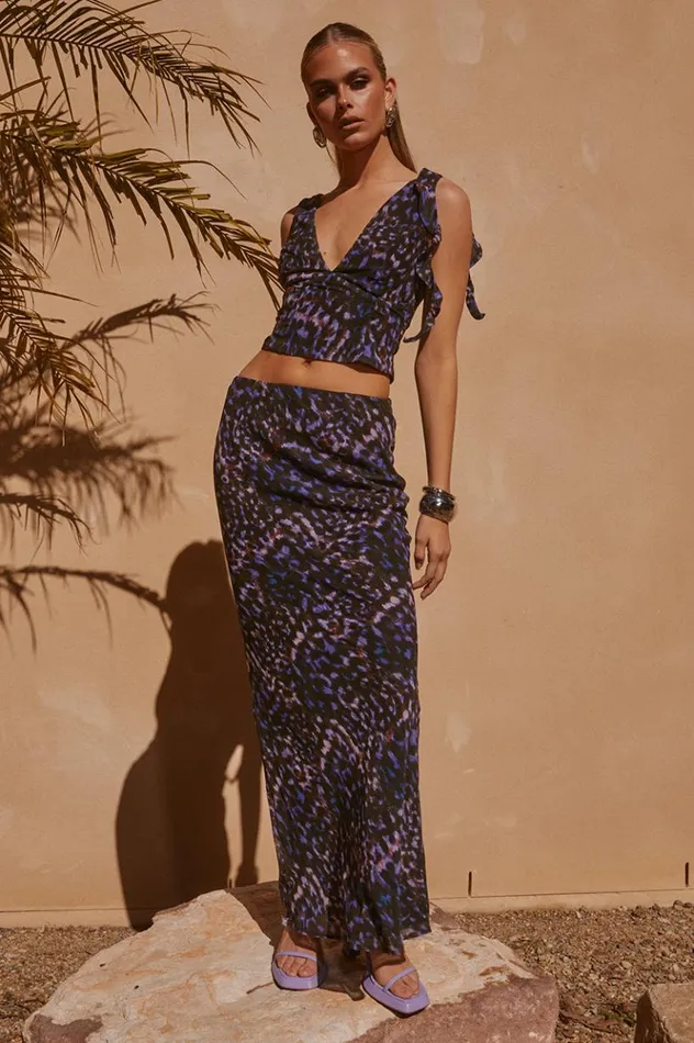Women Crops Runaway The Label OXANA TOP Iris Oxana