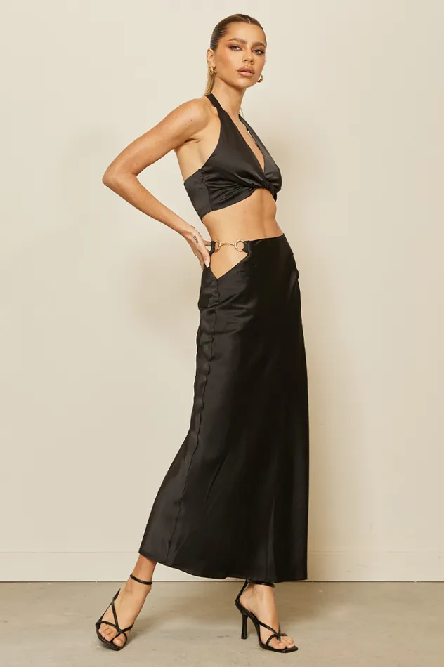 Women Crops Runaway The Label Remi Top Black