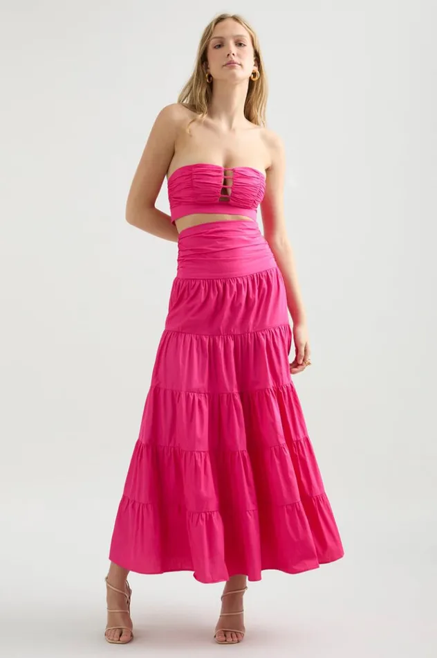 Women Crops Runaway The Label TAHOE TOP Fuchsia Women Crops Runaway The Label TAHOE TOP Fuchsia