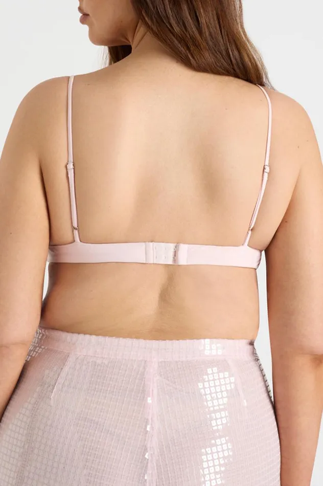 Women Crops Runaway The Label THE BRA TOP Pink