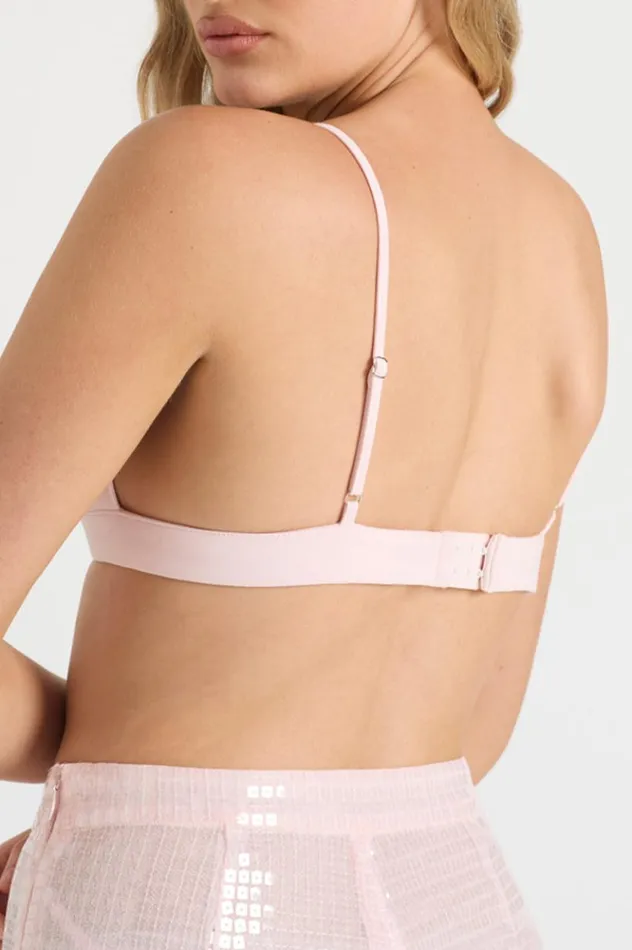 Women Crops Runaway The Label THE BRA TOP Pink